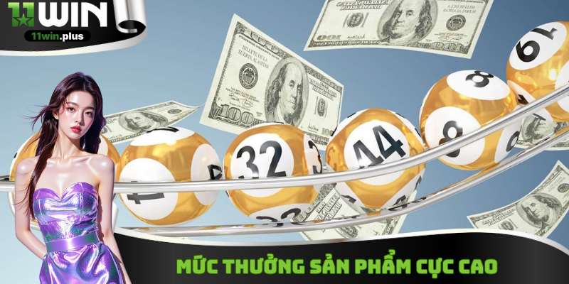Thưởng tùy vào vị trí trúng giải mà chi trả thực tế